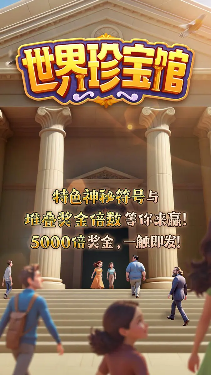 世界珍寶館 Museum Wonders — PG SOFT 遊戲介紹 - 官方主視覺