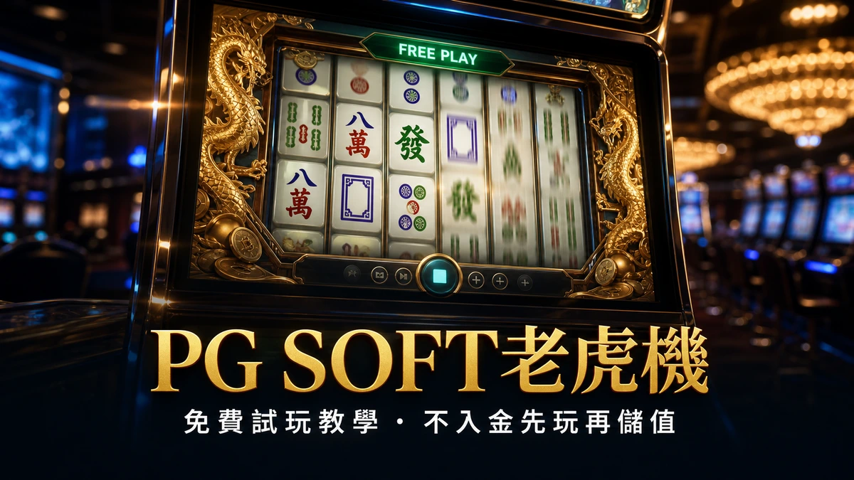 PG SOFT 老虎機免費試玩教學|不用入金先玩再儲值